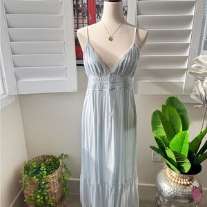 No Comments. Size XL. Light Blue Maxi 
*** Material tag missing***